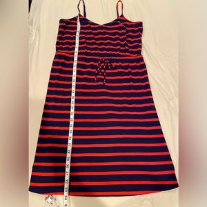 Old Navy dress, size large, adjustable straps, 60% cotton, 40% polyester.